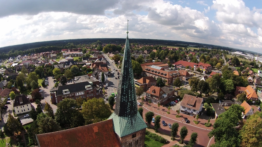 Luftbild - Ganderkesee von oben © Gemeinde Ganderkesee